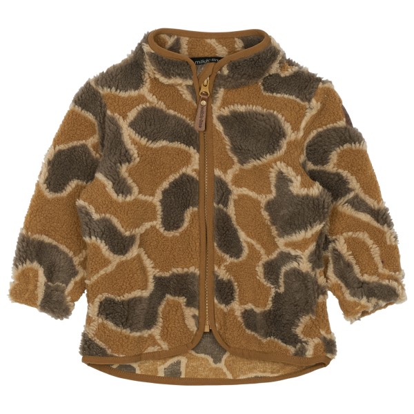 Mikk-Line - Kid's Teddy Cardigan - Fleecejacke Gr 140 braun von Mikk-Line