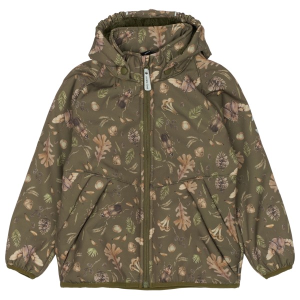 Mikk-Line - Kid's Teddy Softshell Jacket - Softshelljacke Gr 110 braun von Mikk-Line