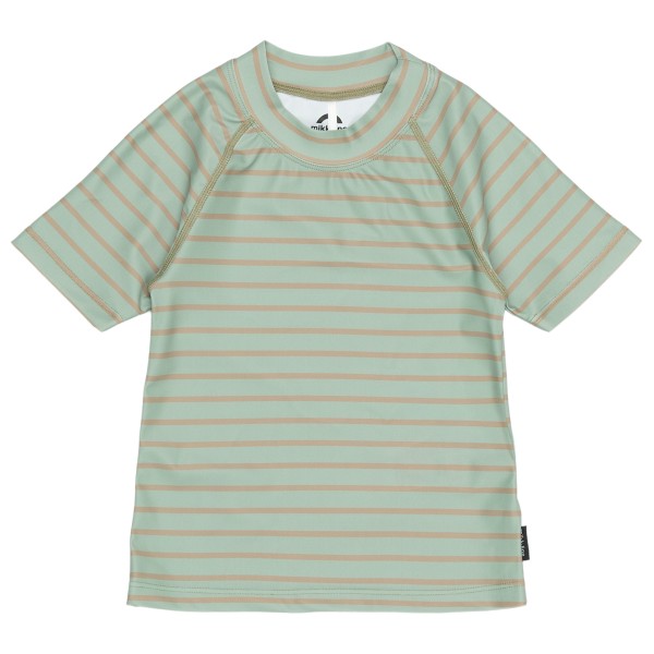 Mikk-Line - Kid's UV Shirt Recycled AOP - Lycra Gr 98/104 - 3-4 Years grau/grün von Mikk-Line