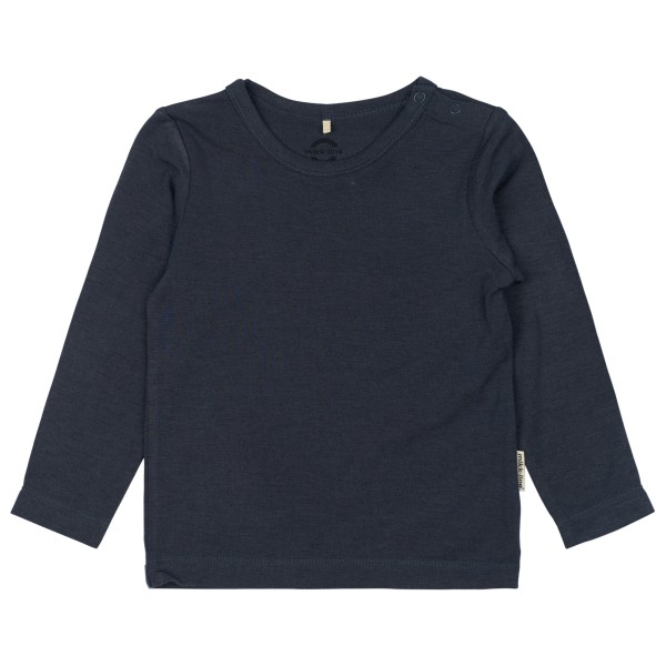 Mikk-Line - Kid's Wool/Bamboo L/S Top - Merinoshirt Gr 92 blau von Mikk-Line