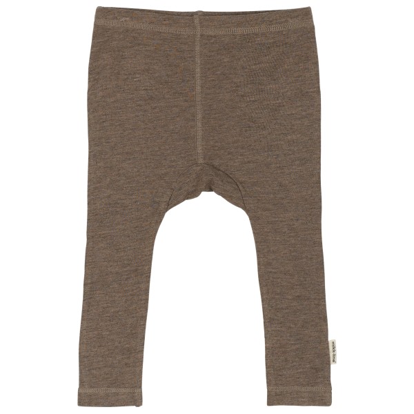 Mikk-Line - Kid's Wool/Bamboo Legging - Merinounterwäsche Gr 80 braun von Mikk-Line