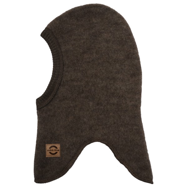 Mikk-Line - Kid's Wool Fullface - Cap Gr 37-40 cm schwarz/braun von Mikk-Line