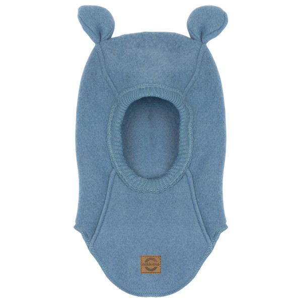 Mikk-Line - Kid's Wool Fullface with Ears - Mütze Gr 86/92 blau von Mikk-Line