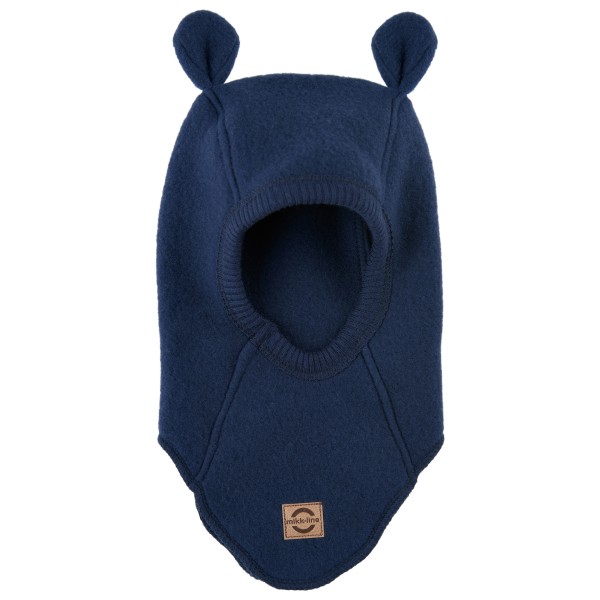 Mikk-Line - Kid's Wool Fullface with Ears - Mütze Gr 98/104 - 50-52 cm blau von Mikk-Line