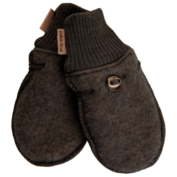 Mikk-Line - Kid's Wool Mittens - Handschuhe Gr 62/68 schwarz von Mikk-Line