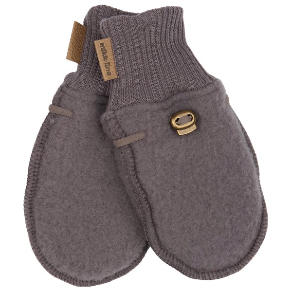 Mikk-Line - Kid's Wool Mittens - Handschuhe Gr 86/92 grau von Mikk-Line