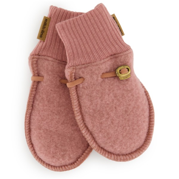 Mikk-Line - Kid's Wool Mittens - Handschuhe Gr 86/92 rosa von Mikk-Line