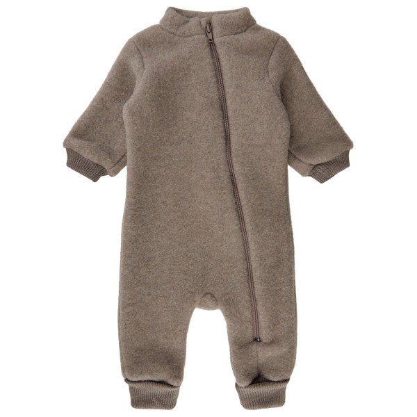 Mikk-Line - Kid's Wool Suit with Rib - Overall Gr 74 braun von Mikk-Line