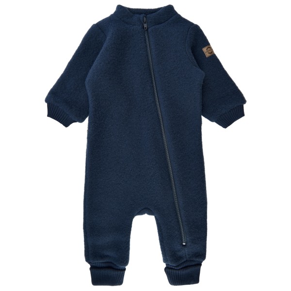 Mikk-Line - Kid's Wool Suit with Rib - Overall Gr 86 blau von Mikk-Line