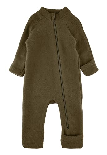 Mikk-line WALKOVERALL Beech 104 | Oeko-TEX Standard 100 | Anzug aus Wolle Für Baby und Kleinkind | 100% Mulesing-Frei Merinowolle | Wollwalk-Overalls Kinder Für Mädchen und Jungen von Mikk-line