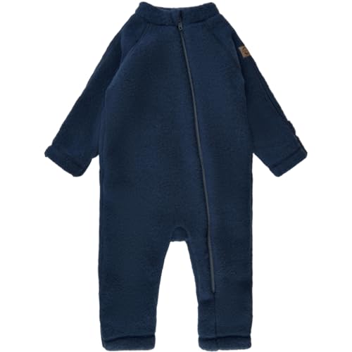 Mikk-line WALKOVERALL Blue Nights 104 | Oeko-TEX Standard 100 | Anzug aus Wolle Für Baby und Kleinkind | 100% Mulesing-Frei Merinowolle | Wollwalk-Overalls Kinder Für Mädchen und Jungen von Mikk-line