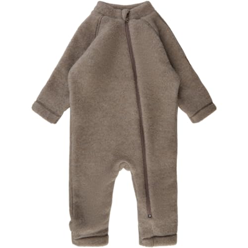 Mikk-line WALKOVERALL Melange Denver 62 | Oeko-TEX Standard 100 | Anzug aus Wolle Für Baby und Kleinkind | 100% Mulesing-Frei Merinowolle | Wollwalk-Overalls Kinder Für Mädchen und Jungen von Mikk-line