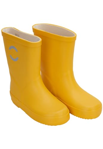 Mikk-line Barfuß Gummistiefel Kinder 19 | Sunflower Regenstiefel Kinder | Gefütterte Gummistiefel Kinder | Wasserdichte Gummistiefel | Regenschuhe & Kinderstiefel von Mikk-line