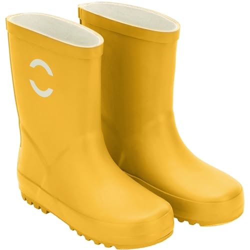 Mikk-line Gummistiefel Kinder 19 | Sunflower Regenstiefel Kinder Gefüttert | Gefütterte Gummistiefel Kinder | Wasserdichte Gummistiefel | Regenschuhe & Kinderstiefel von Mikk-line