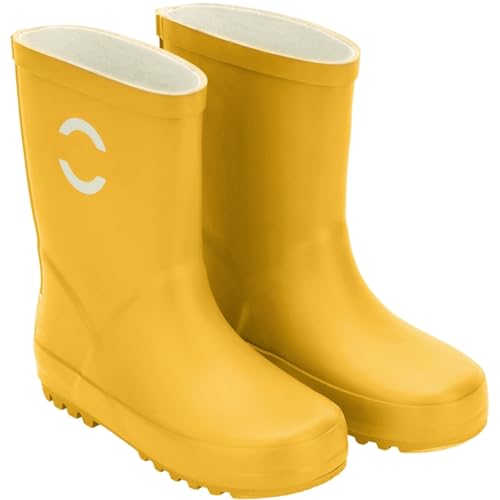 Mikk-line Gummistiefel Kinder 27 | Sunflower Regenstiefel Kinder Gefüttert | Gefütterte Gummistiefel Kinder | Wasserdichte Gummistiefel | Regenschuhe & Kinderstiefel von Mikk-line