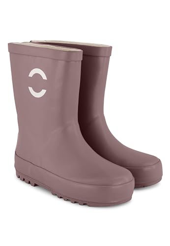 Mikk-line Gummistiefel Kinder | Twilight Mauve Regenstiefel Kinder Gefüttert | Gefütterte Gummistiefel Kinder (Twilight Mauve, EU Schuhgrößensystem, Grundschulkind, Numerisch, M, 28) von Mikk-line