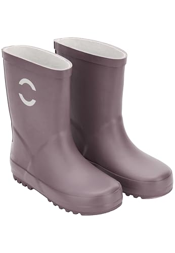 Mikk-line Gummistiefel Kinder | Twilight Mauve Regenstiefel Kinder Gefüttert | Gefütterte Gummistiefel Kinder (Twilight Mauve, EU Schuhgrößensystem, Jugendliche, Numerisch, M, 31) von Mikk-line