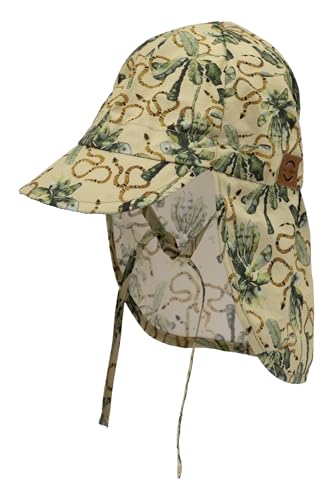 Mikk-line Sonnenhut Baby UV Schutz 50+ | Mütze mit Nackenschutz für Jungen & Mädchen | Atmungsaktiver Schirmmütze Kinder | Verstellbarer Sonnenhut für Outdoor, Garten & Strand von Mikk-line