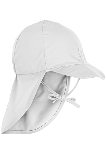 Mikk-line Sonnenhut Baby UV Schutz 50+ | Mütze mit Nackenschutz für Jungen & Mädchen | Atmungsaktiver Schirmmütze Kinder | Verstellbarer Sonnenhut für Outdoor, Garten & Strand von Mikk-line