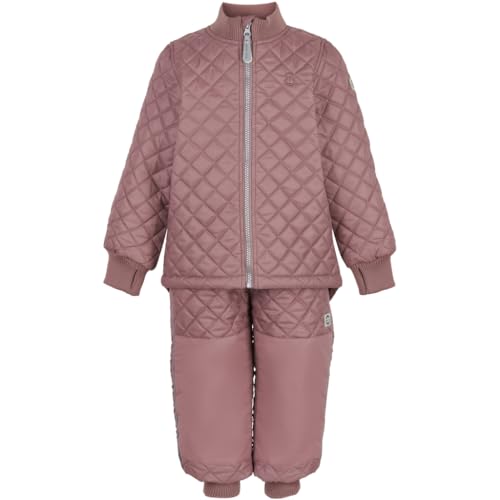 Mikk-line Thermo Set | Thermoanzug Kinder 80 | Thermo Jacke Und Thermo Hose Burlwood | Thermo Anzug Für Mädchen Und Jungen | Windabweisend und Wasserabweisend Winterjacke Kinder von Mikk-line