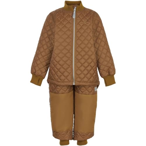 Mikk-line Thermo Set | Thermoanzug Kinder 104 | Thermo Jacke Und Thermo Hose Rubber | Thermo Anzug Für Mädchen Und Jungen | Windabweisend und Wasserabweisend Winterjacke Kinder von Mikk-line