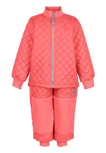 Mikk-line Thermo Set | Thermoanzug Kinder 128 | Thermo Jacke Und Thermo Hose Cayenne | Thermo Anzug Für Mädchen Und Jungen | Windabweisend und Wasserabweisend Winterjacke Kinder von Mikk-line