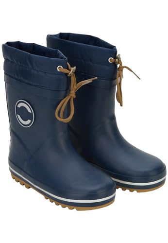 Mikk-line Gummistiefel Kinder 20 | Blue Nights Regenstiefel Kinder Gefüttert | Gefütterte Gummistiefel Kinder | Wasserdichte Gummistiefel | Regenschuhe & Kinderstiefel von Mikk-line