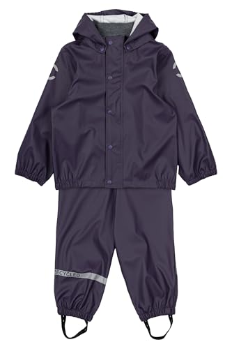Mikk-line Unisex PU Recycelter Zweiteiliger Regenanzug mit Trägern Nightshade 74 Mikk-line Unisex PU Recycelter Zweiteiliger Regenanzug mit Trägern Nightshade 74 von Mikk-line