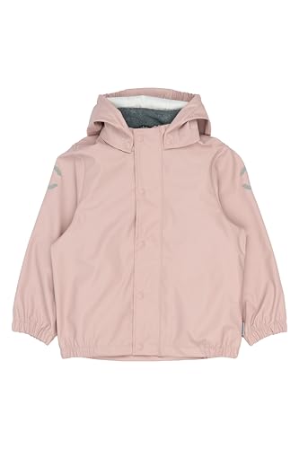 Mikk-line Unisex Regenjacke Kinder 152 Wasserdicht und Winddicht | Regenjacke Mädchen und Jungen mit Reflektoren und Kapuze Abnehmbar | Leichte Matschjacke OEKO-TEX von Mikk-line