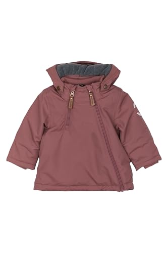 Mikk-line Winterjacke für Kinder 86 Rose Brown | Fleecejacke mit Namensschild | Winddicht und Wasserdicht 20.000 mm Softshelljacke | Für Jungen & Mädchen von Mikk-line