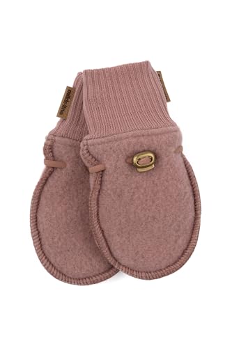 Mikk-line Wollhandschuhe Kinder | Handschuhe Kinder in Burlwood | Handschuhe 74/80 | Handschuhe Wolle Kinder | Wärme Kinder Handschuhe | WollWalk Handschuhe Für Mädchen Und Jungen von Mikk-line