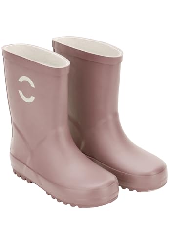 Mikk-line Gummistiefel Kinder 19 | Adobe Rose Regenstiefel Kinder Gefüttert | Gefütterte Gummistiefel Kinder | Wasserdichte Gummistiefel | Regenschuhe & Kinderstiefel von Mikk-line