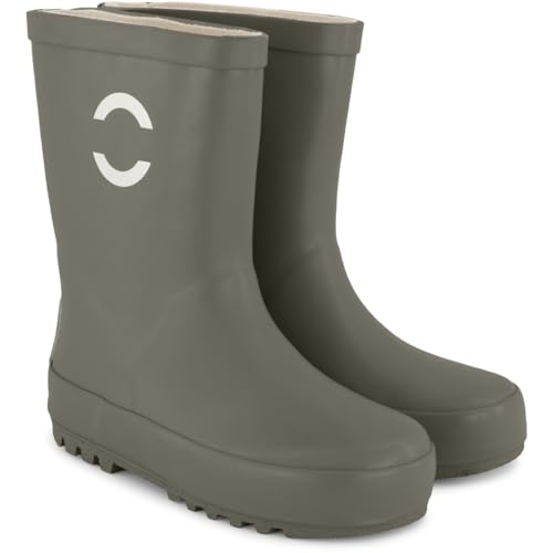 Mikk-line Gummistiefel Kinder 22 | Dusty Olive Regenstiefel Kinder Gefüttert | Gefütterte Gummistiefel Kinder | Wasserdichte Gummistiefel | Regenschuhe & Kinderstiefel von Mikk-line