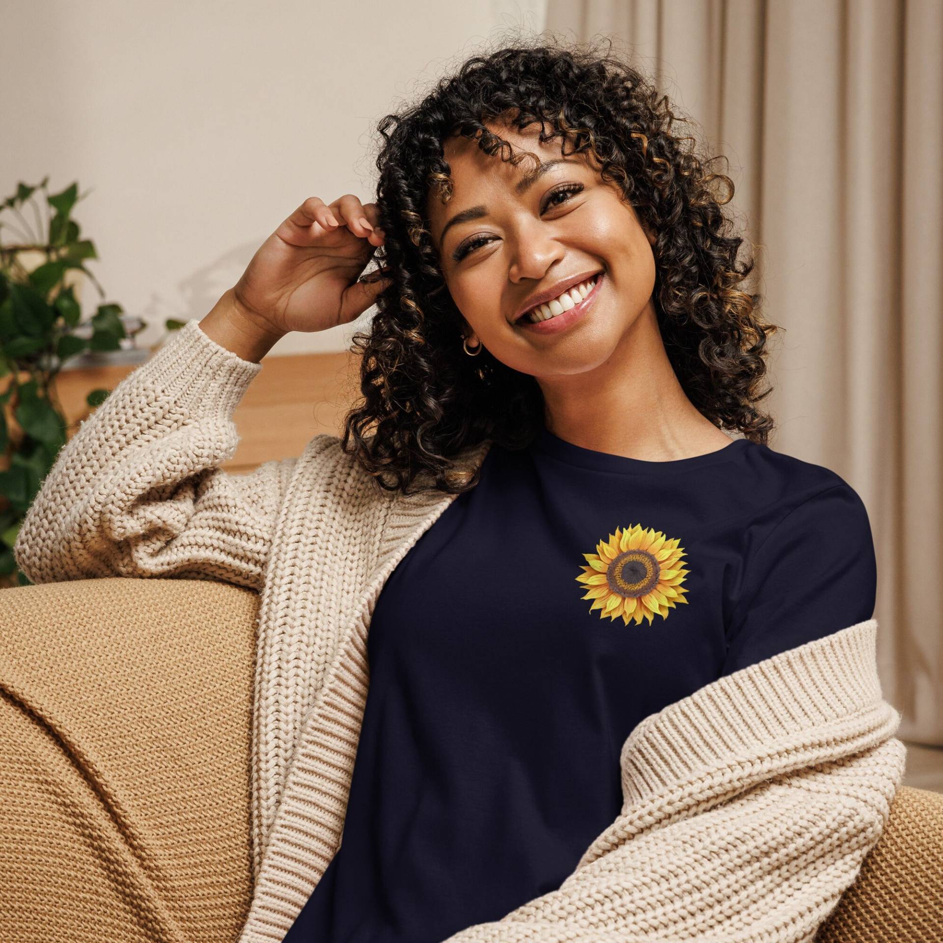 Sonnenblume Damen-T-Shirt Sonnenblume Damen-T-Shirt von MikoDeutschland