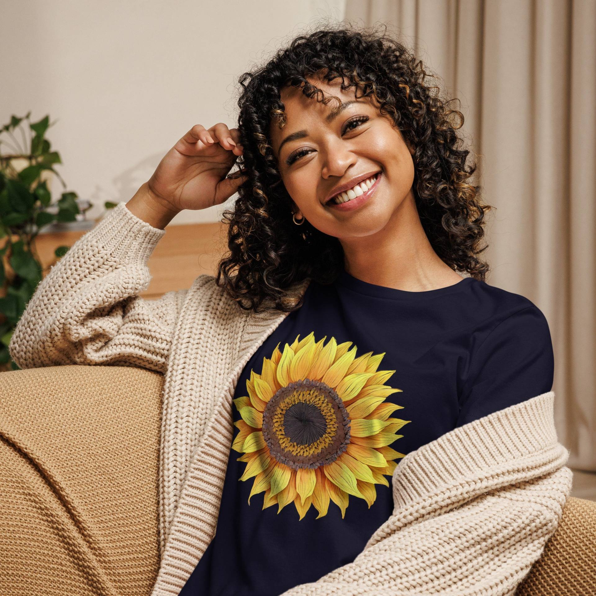 Sonnenblume T-Shirt Damen Sonnenblume T-Shirt Damen von MikoDeutschland