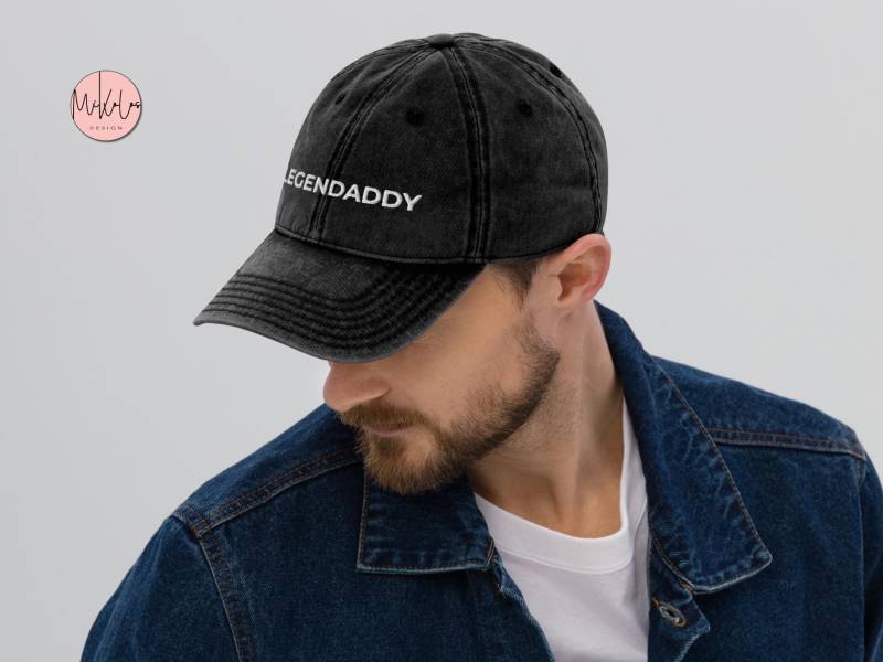 Legendaddy Cap | Vintage Baumwoll-Cap Für Herren Vatertagsgeschenk von MikolosDesign