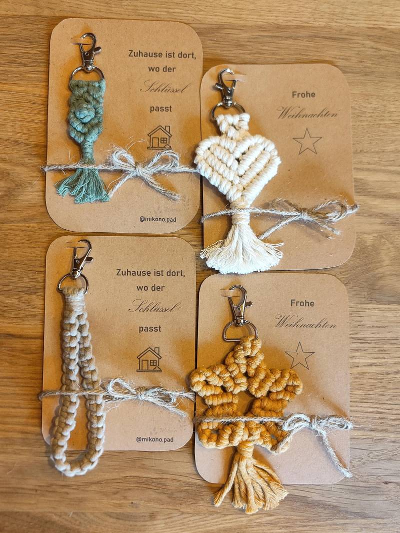 Makramee Schlüsselanhänger von MikonoDus