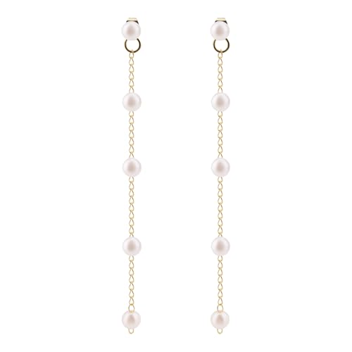Lange Perlenohrringe, Perlen Tropfen Ohrringe Elegant Perlen Quasten Ohrringe Perlenfädlerohrringe Perlenkettenohrringe Vintage Perlenohrstecker Ohrringe Schmuck für Frauen Mädchen Hochzeit Lange Perlenohrringe, Perlen Tropfen Ohrringe Elegant Perlen Quasten Ohrringe Perlenfädlerohrringe Perlenkettenohrringe Vintage Perlenohrstecker Ohrringe Schmuck für Frauen Mädchen Hochzeit von Mikovivi