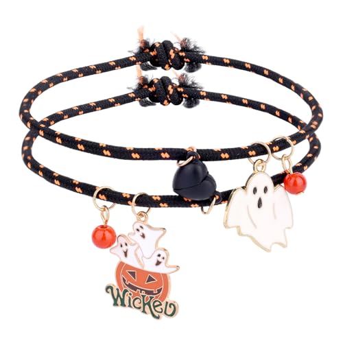 Mikovivi 2 Stück Freundschaftsarmbänder, Schwarzes Magnetisches Partnerarmband Halloween-Motiv Best Friend Schlüsselanhänger Deko für Freunde Paare Familie Frauen & Männer Mikovivi 2 Stück Freundschaftsarmbänder, Schwarzes Magnetisches Partnerarmband Halloween-Motiv Best Friend Schlüsselanhänger Deko für Freunde Paare Familie Frauen & Männer von Mikovivi