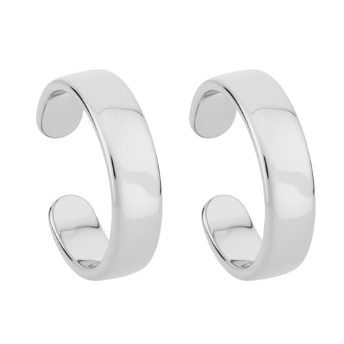 Mikovivi 2 Stück Zehenringe für Damen, Verstellbare Offene Zehenringe Antiallergisch Trendige Klassiker für Sommer & Strand Fußschmuck (Silber) von Mikovivi