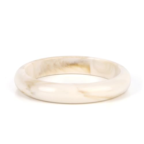 Mikovivi Armreif aus Kunstharz für Damen, Klobig Armreif Acryl Geometrisch Acetat Breites Manschettenarmband Statement Schmuck für Party und Freizeitkleidung von Mikovivi
