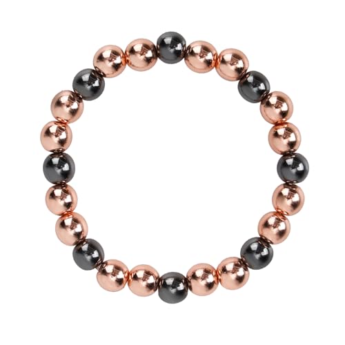 Mikovivi Kupferarmband für Damen, 99,99% Reines Kupfer mit 3500-Gauss-Magneten Schmuckperlenarmband für M?nner und Frauen von Mikovivi