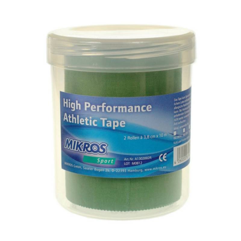 Mikros Medical Kinesiologie-Tape Mikros High Perf. Athletic Tape 3,8cm x 10m (2er Box) von Mikros Medical
