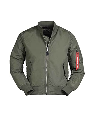 Mil-Tec Herren Ma1 Jacke, Oliv, 3XL von Mil-Tec