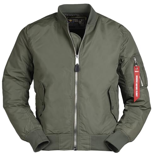 Mil-Tec Herren Ma1 Jacke, Oliv, M von Mil-Tec