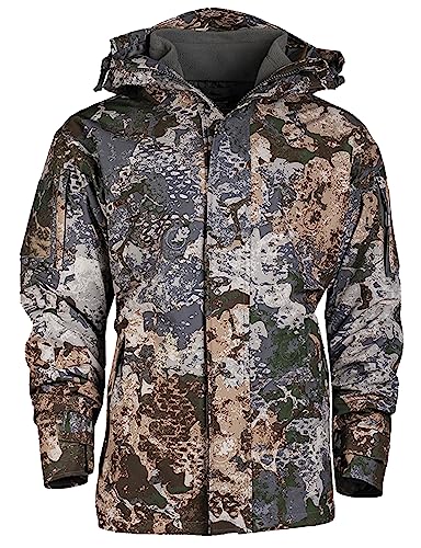 Mil-Tec Warme Regenjacke Unisex • Nässeschutz Jacke wasserdicht • Fleecejacke für Herren & Damen • Als Arbeitsjacke, Militär Jacke, Outdoor Fleece, Funktionsjacke • WASP I Z1B, Größe: XXL von Mil-Tec