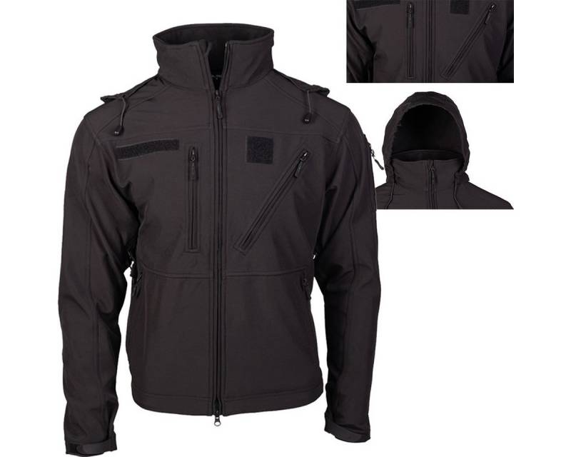 Mil-Tec Outdoorjacke Militär Softshell Jacke SCU 14 Wasserabweisend von Mil-Tec