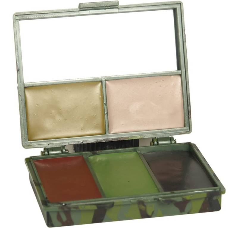 Mil-Tec Schmink-Set Militär Tarnfarbe Set 5-Farben mit Spiegel von Mil-Tec