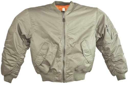 Mil-Tec US MA1 Fliegerjacke Basic (Oliv/XL) von Mil-Tec