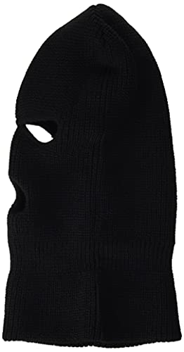 Mil-Tec Kopfhaube Balaclava • Sturmhaube 3-Loch atmungsaktiv • Gestrickte Sturmhaube Winter aus 100% Polyacryl • Outdoor Sturmhauben für Herren & Frauen • Balaclava für Motorrad & Ski • Farbe: Schwarz von Mil-Tec
